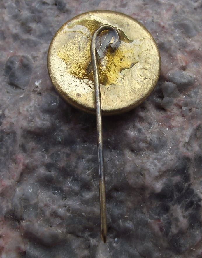 Antique Balding Plutocrat Lenin Soviet Russian Leader Communist Round Pin Badge - Badgecrazy