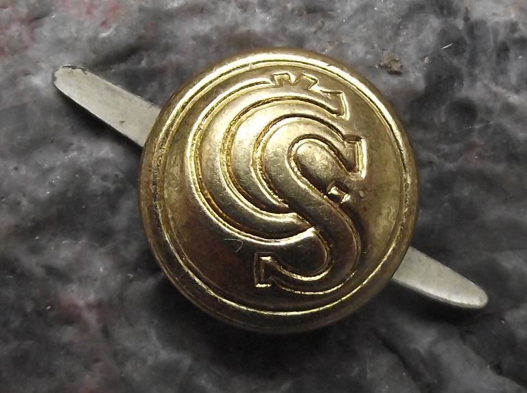 Antique Czechoslovakia Sokol Gymnastics Exercise Movement Uniform Buttons 1.5cm - Badgecrazy