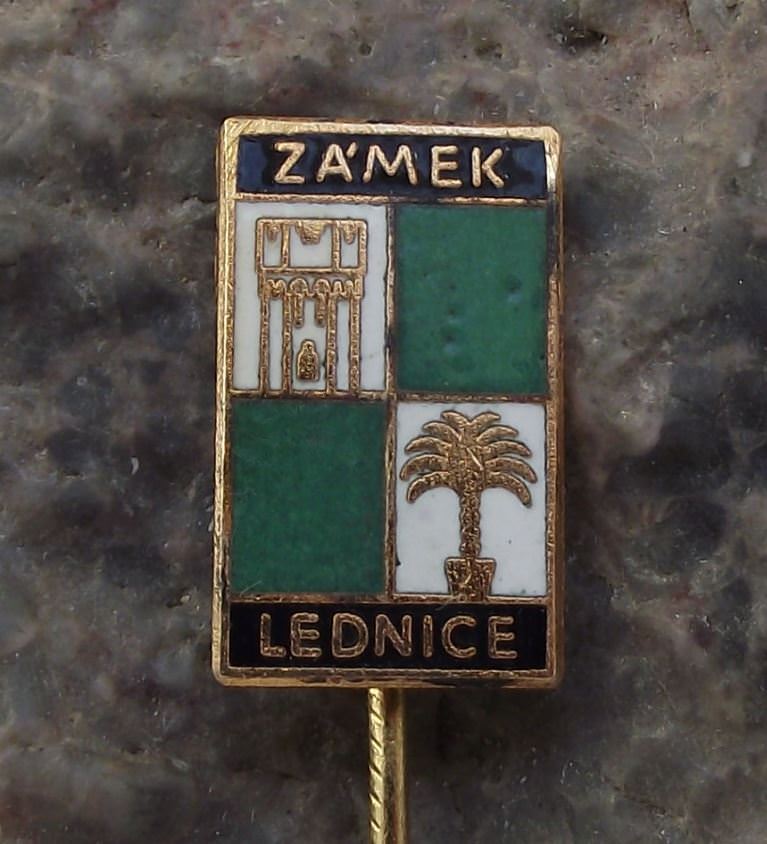 Lednice Eisgrub UNESCO Palace Castle Tower Tourist Travel Souvenier Pin Badge - Badgecrazy