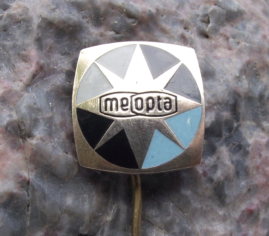 Vintage Meopta Viewmaster Meoskop Camera Optical Firm Golden Star Pin Badge - Badgecrazy