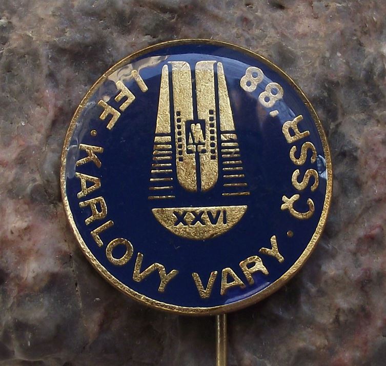 1988 MFF Karlovy Vary Karlsbad International Film Festival Awards Pin Badge - Badgecrazy