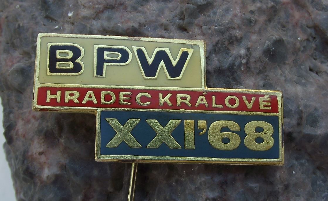 1968 WBP 21st XXI International Bicycle Peace Bike Race Hradec Kralove Pin Badge - Badgecrazy