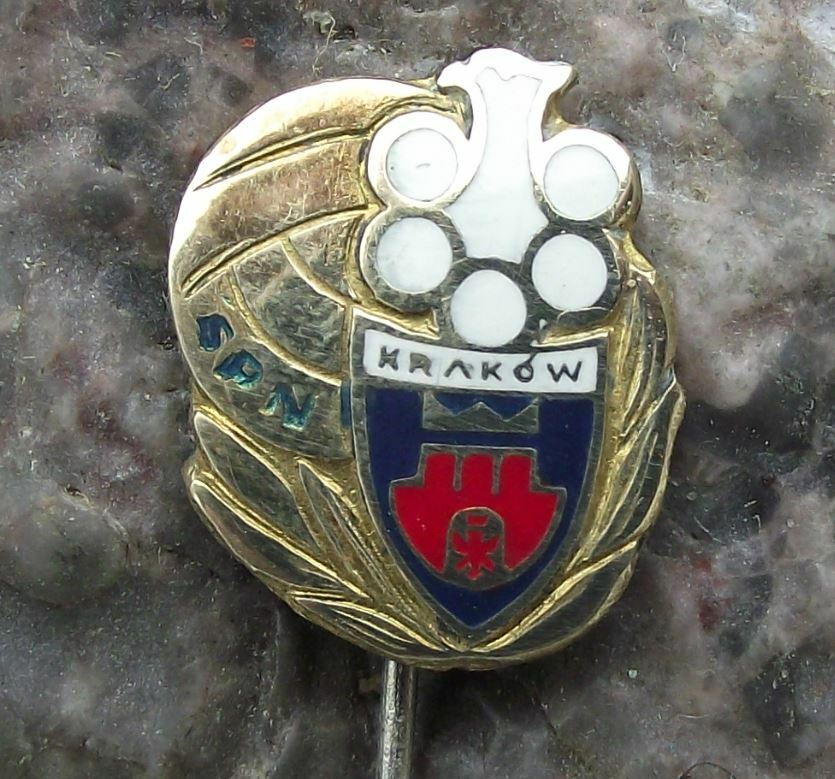 Antique SPN Krakow Poland Polish Soccer Football Club Pin Badge - Badgecrazy