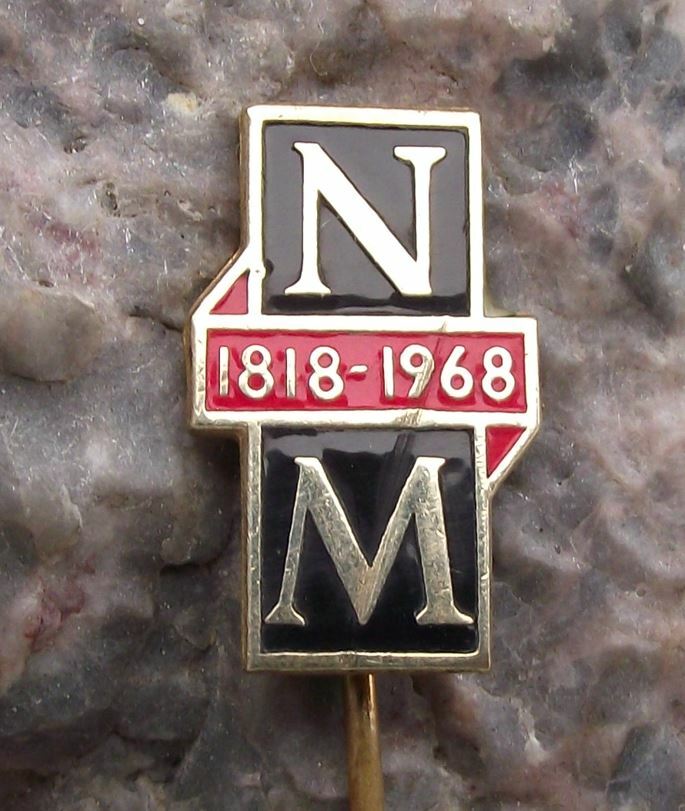 1968 NM Narodni National Museum of Czechoslovakia 150th Anniversary Pin Badge - Badgecrazy