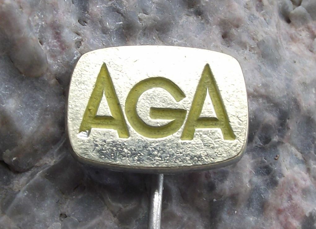 Vintage AGA Swedish Cast Iron Cookers Gas Oven British Kitchen Stove Pin Badge - Badgecrazy