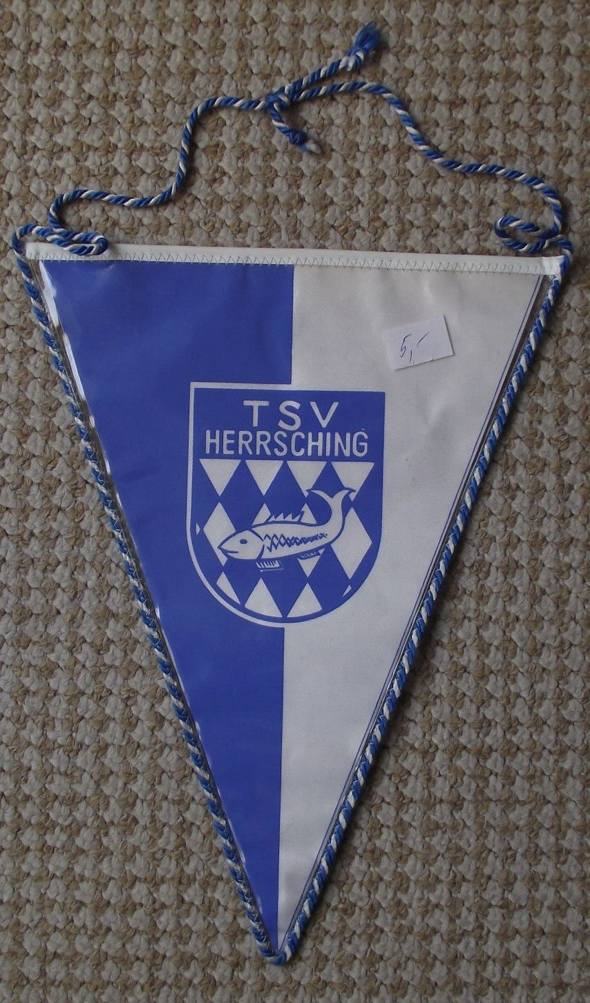 TSV Herrsching Sports Club Volleyball Turn Sportverein Fish Pennant Flag - Badgecrazy