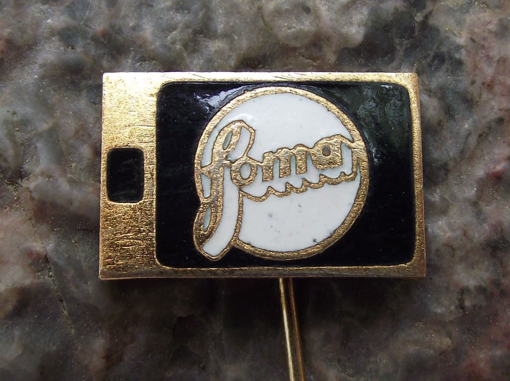 Antique FOMA Classic Slide Roll Camera Film Photo Negative Enamel Pin Badge - Badgecrazy