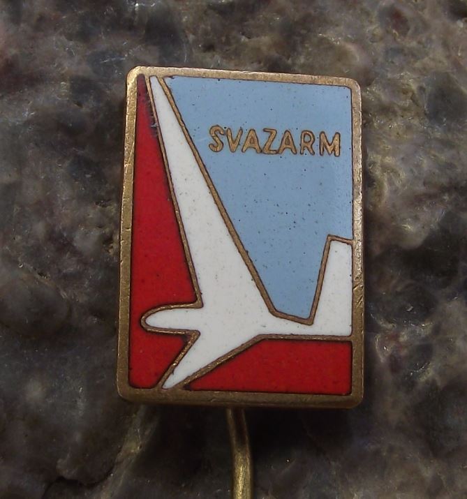 Svazarm Glider Gliding Club Youth Army Cadets Air Corps Aircraft Pin Badge - Badgecrazy