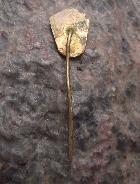 1964 Czechoslovakia Field Ploughing Plough Competition Regional Finals Pin Badge - Badgecrazy