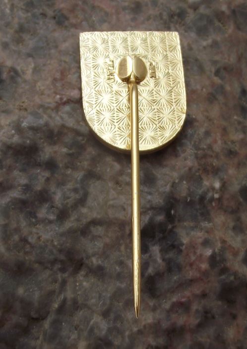 Nove Mesto na Moravia Czechoslovakia Heraldic Shield Coat of Arms Pin Badge - Badgecrazy