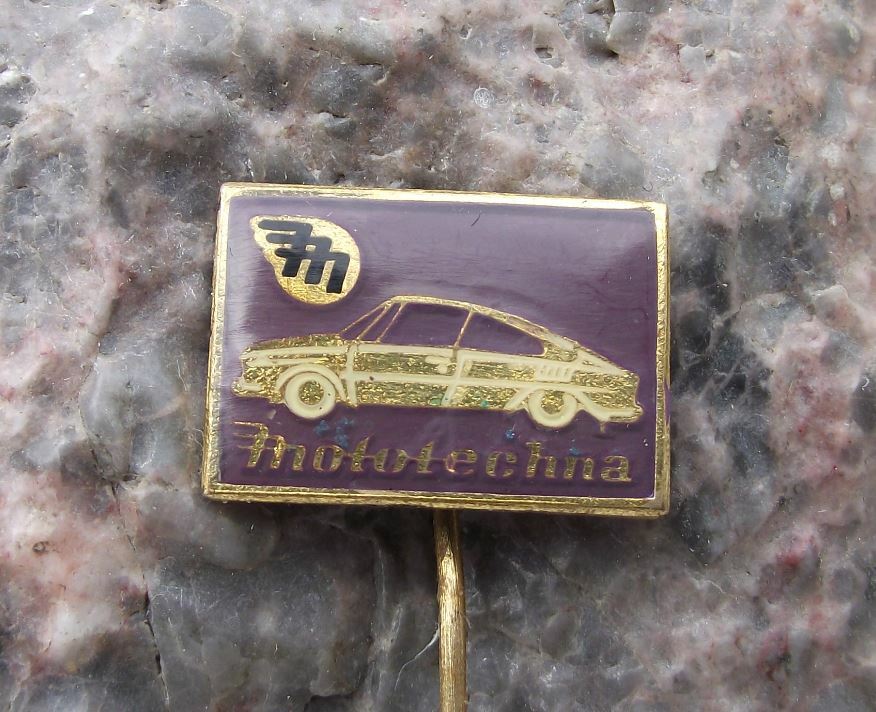 Skoda Rapid Garde Czech Motor Sports Coupe Car Auto Mototechna Firm Pin Badge - Badgecrazy