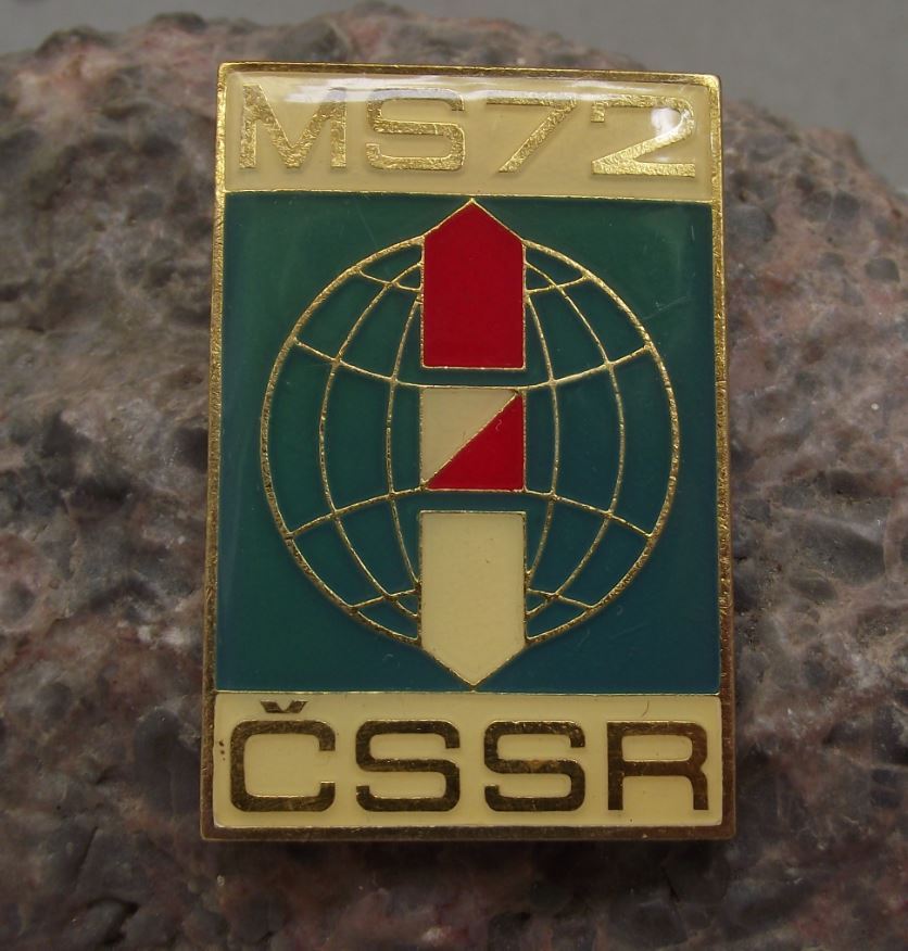 1972 Orienteering Orientacion World Championships CSSR Running Sports Pin Badge - Badgecrazy