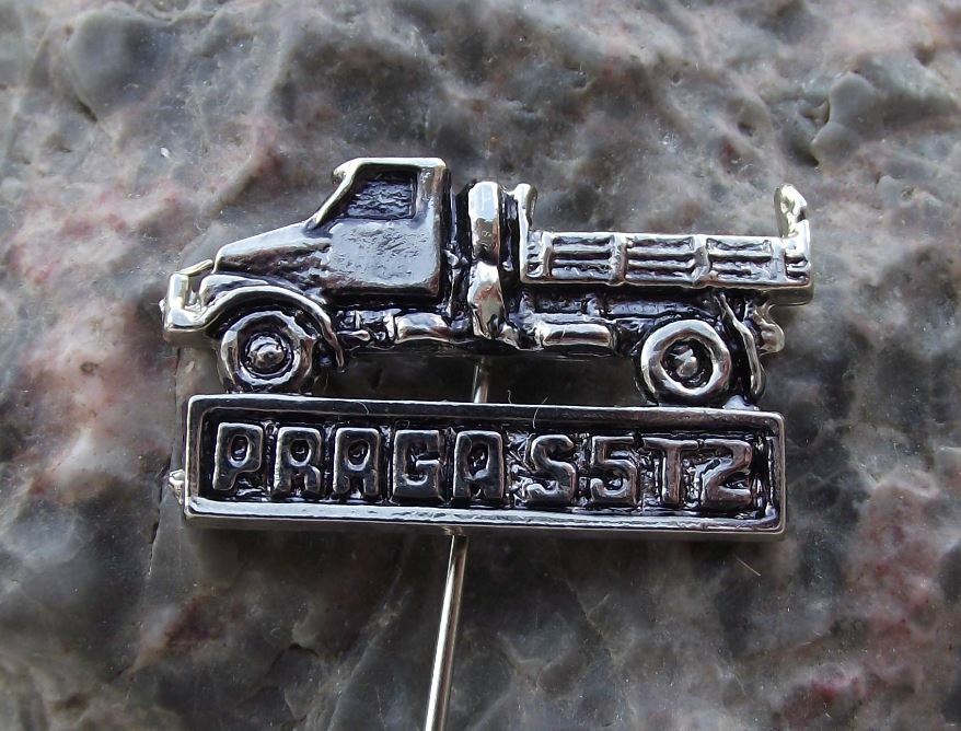 Vintage Praga Czech Commercial Vehicles Lorry Truck Tanker Pin Badge - Badgecrazy