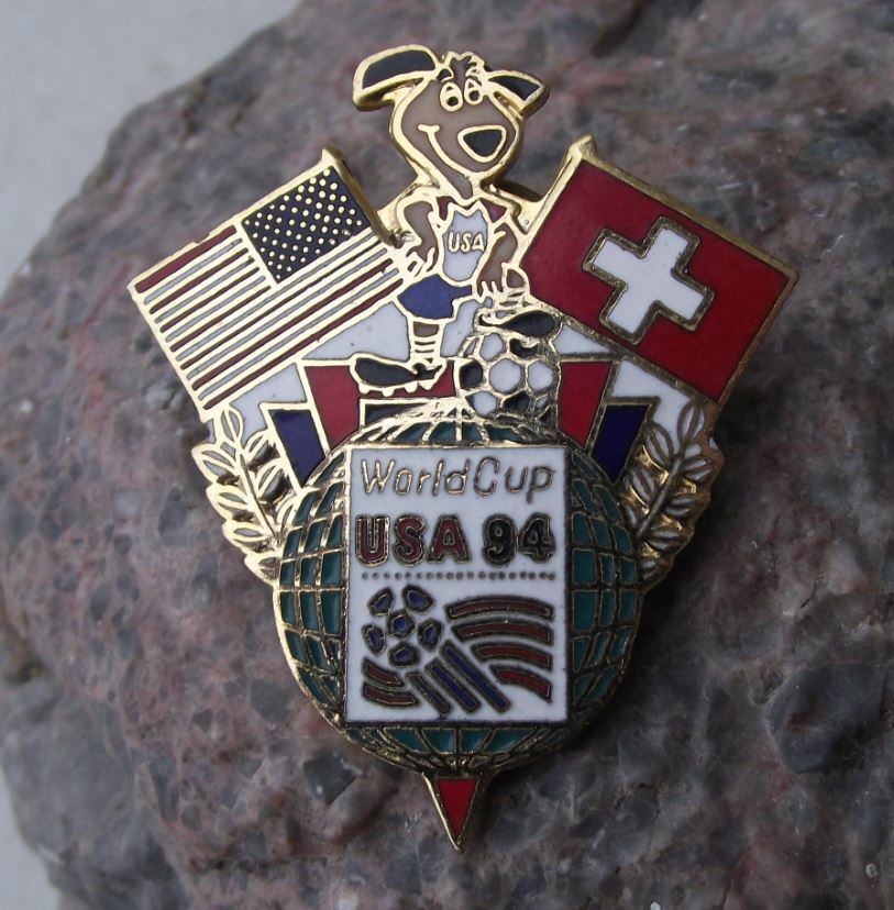1994 Fifa World Cup USA 94 United States Soccer Football Swiss Match Pin Badge - Badgecrazy