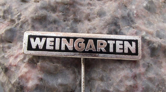 Vintage Weingarten Company German Company Advertising Pin Badge - Badgecrazy