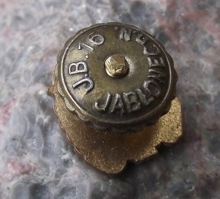 Vintage TJ Ruda Hvezda Red Star Soccer Czech Football Club Screw Pin Badge - Badgecrazy