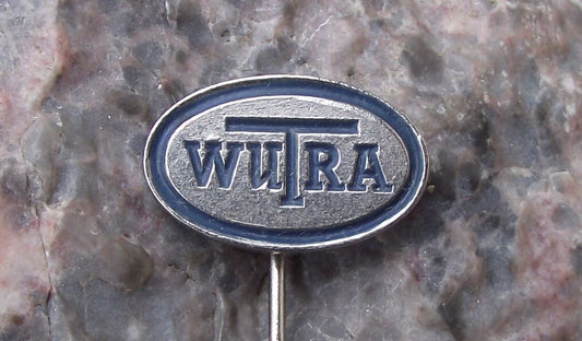 Vintage Wutra Fordertechnik Wurzen East German Conveyors DDR GDR Pin Badge