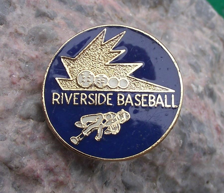 Riverside Baseball Sports Minor Baseball Team Base Ball Canada Pin Badge - Badgecrazy