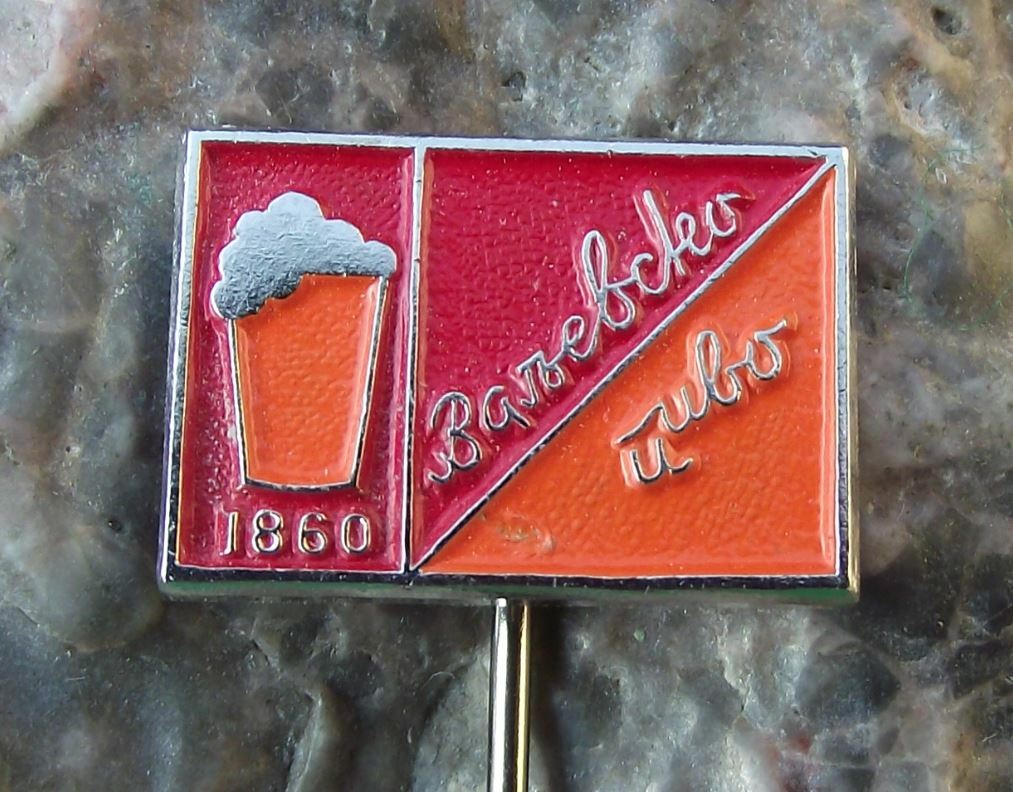 Antique Unknown Lager Brewery 1860 Foaming Beer Advertising Pin Badge - Badgecrazy
