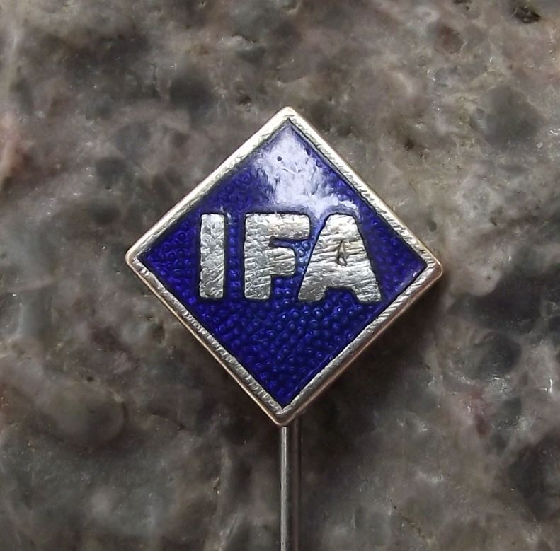 Antique IFA Industrieverband Fahrzeugbau East German Automotive Firm Pin Badge - Badgecrazy