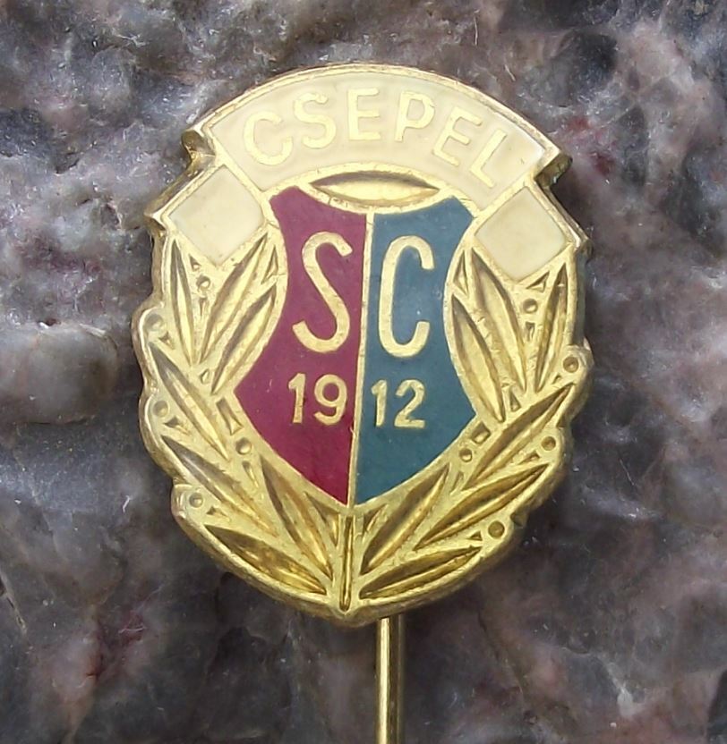 Vintage Csepeli Torna Klub Football Club Soccer Csepel SC 1912 Hungary Pin Badge - Badgecrazy