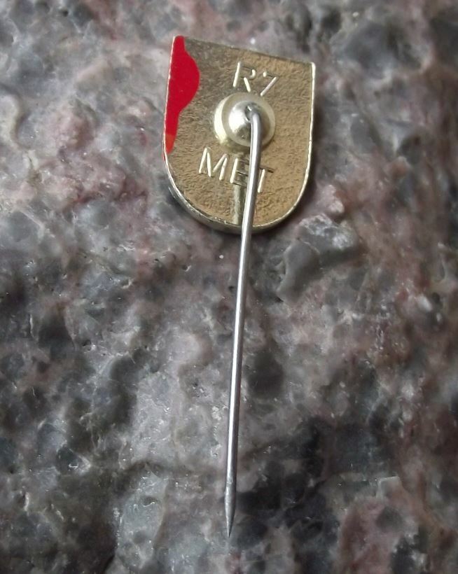 Antique Nysa Neisse Polish City Poland Heraldic Crest Coat of Arms Pin Badge - Badgecrazy
