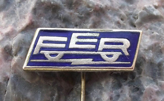 Vintage VEB Kombinat Fahrzeugelektrik Ruhla FER Car Motor Parts Pin Badge - Badgecrazy