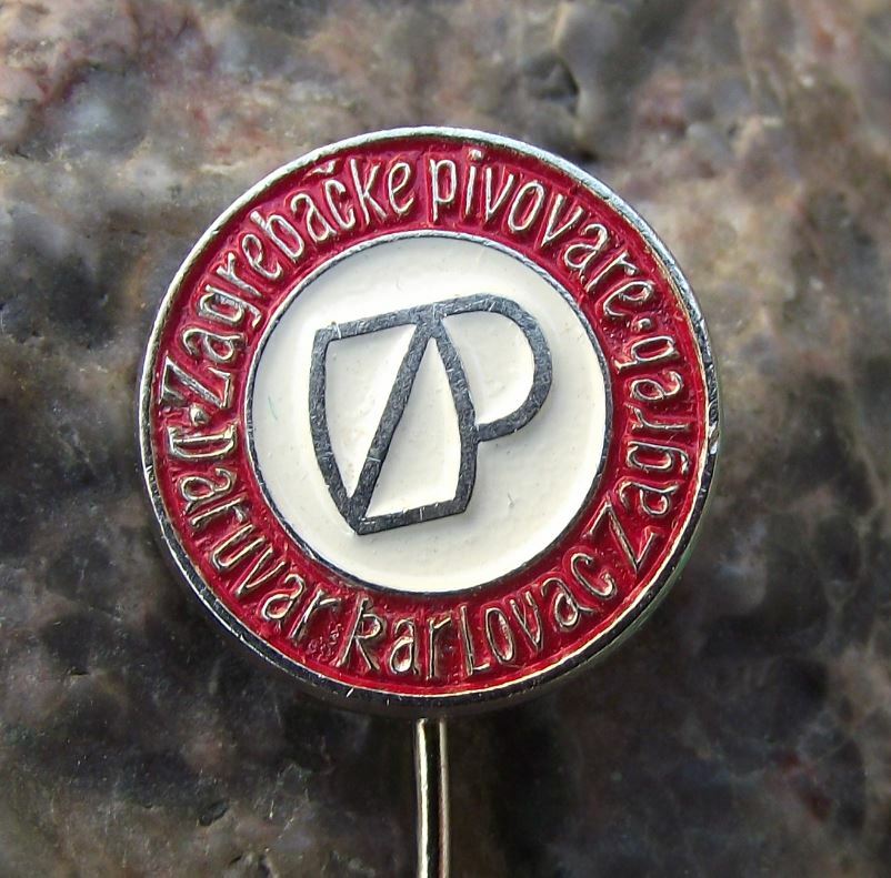 Antique Pivovara Brewery Daruvar Zagreb Croatia Lager Beer Pin Badge - Badgecrazy
