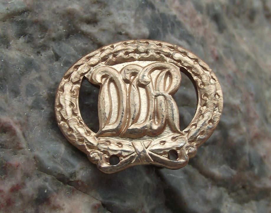Antique DTSB East German DDR GDR Central Sports Performance Gold Pin Badge - Badgecrazy