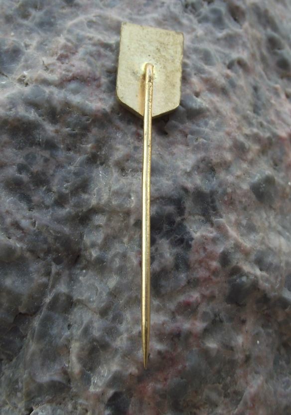 Antique Detva Village Czechoslovakia Coat of Arms Heraldic Crest Pin Badge - Badgecrazy