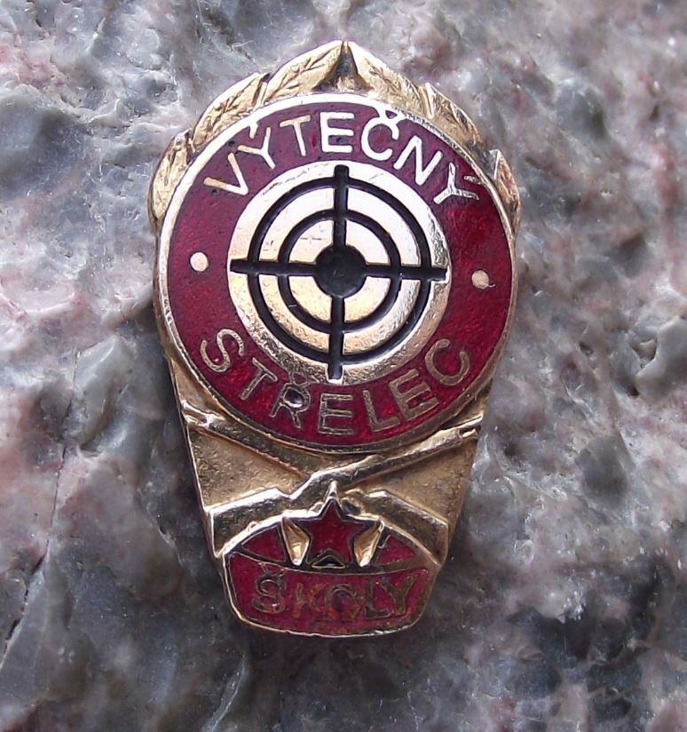 Antique Outstanding Sniper Award Military Reservist Weapon Shooting Pin Badge - Badgecrazy
