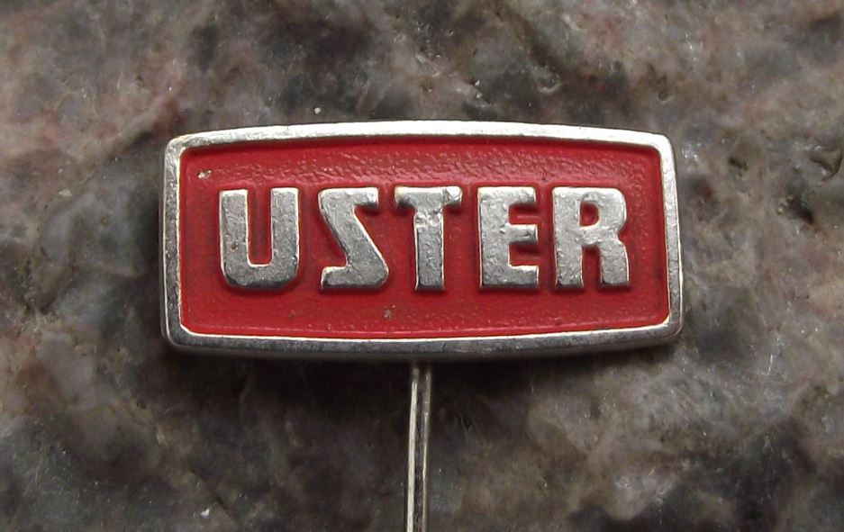 Antique Uster Fiber Fibre Yarn Testing Equipment Engineering Firm Pin Badge - Badgecrazy