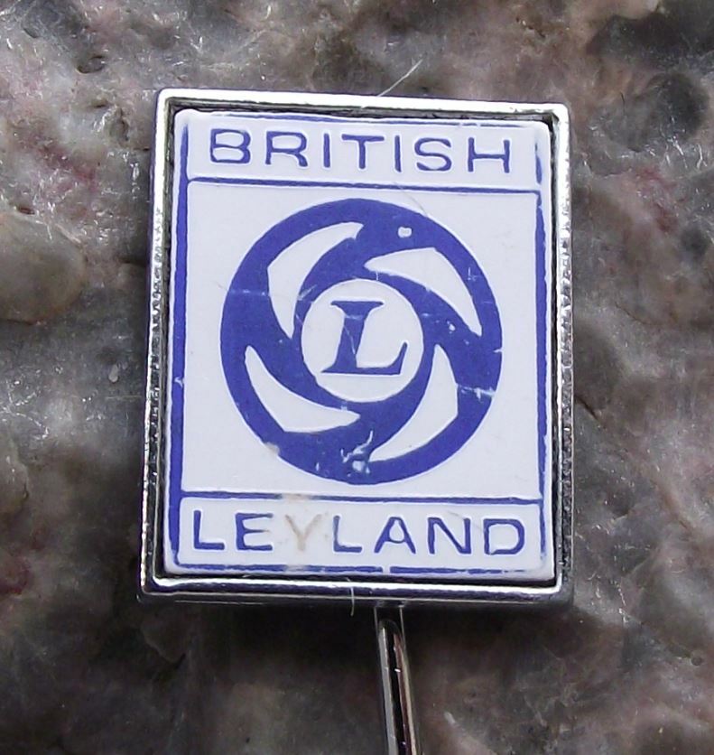 Vintage British Leyland Automobiles Classic Car Factory L Logo Pin Badge - Badgecrazy