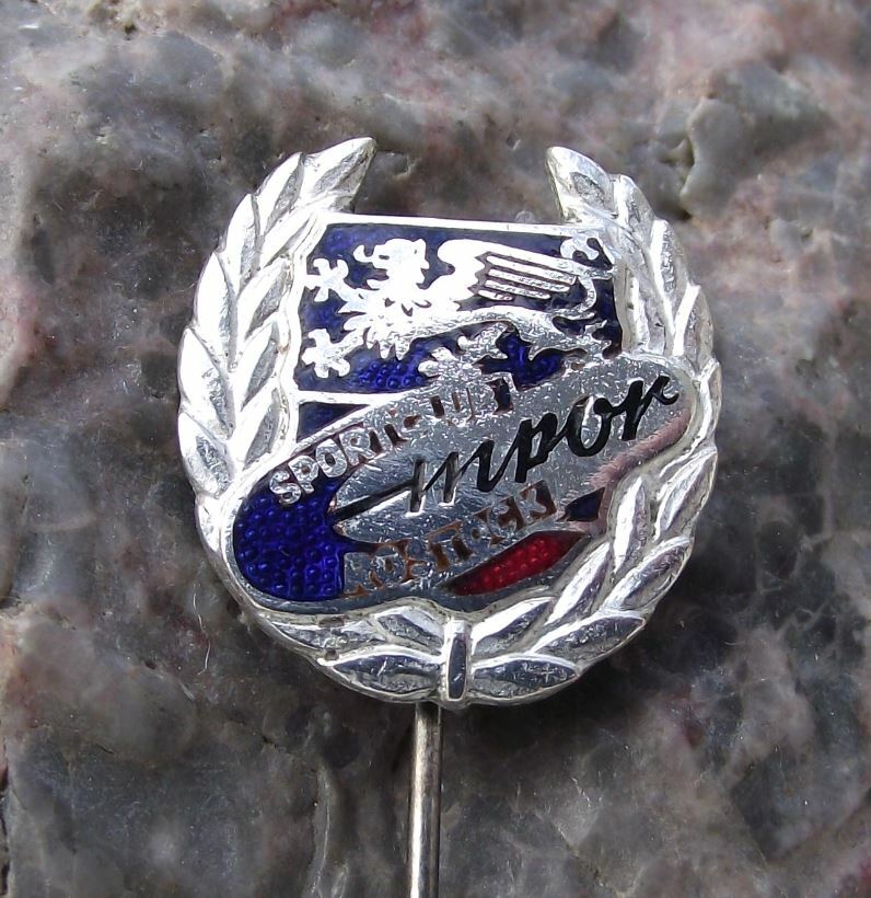 Antique Sportclub Rostock Empor Football Club Soccer Crest Emblem Pin Badge - Badgecrazy