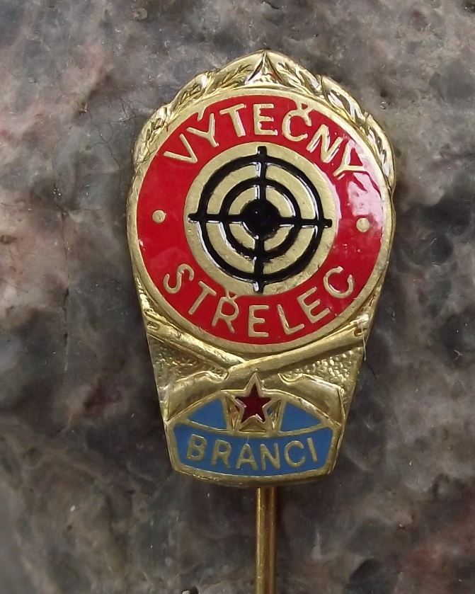 Vintage Sniper Award Military Reserve Gun Shooting Marksman Fine Shot Pin Badge - Badgecrazy