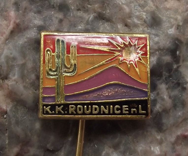 Antique Cactus Club Society Czechoslovakia Roudnice nad Labem Members Pin Badge - Badgecrazy