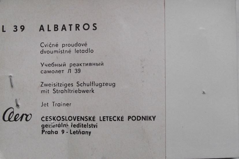 Antique Aero Albatros L 39 Jet Trainer Czech Combat Aircraft Photo & Pin Badge - Badgecrazy