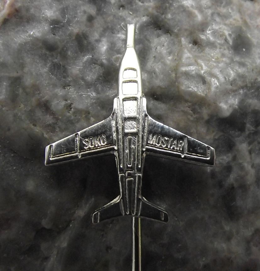 Soko G-4 Super Galeb Jet Trainer & Ground Attack Aircraft Yugoslavia Pin Badge - Badgecrazy