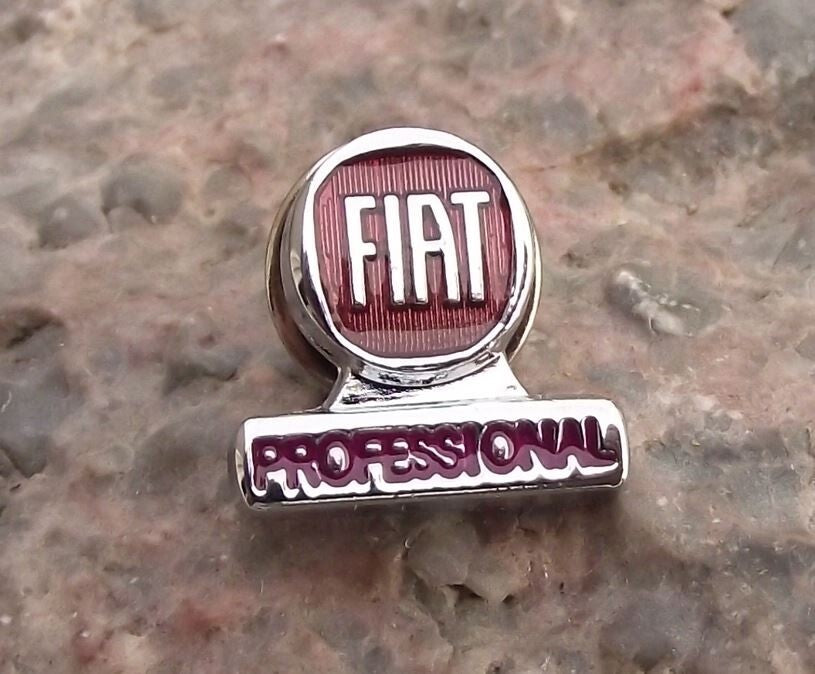 Fiat Professional Van Italian Car Maker Logo Commercial Vehicles Tie Pin Badge - Badgecrazy