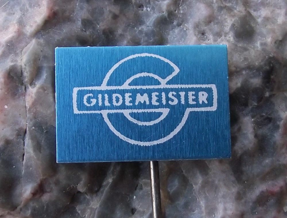 Antique Guildemeister DMG Mori Germany Engineering Machines Tools Logo Pin Badge - Badgecrazy