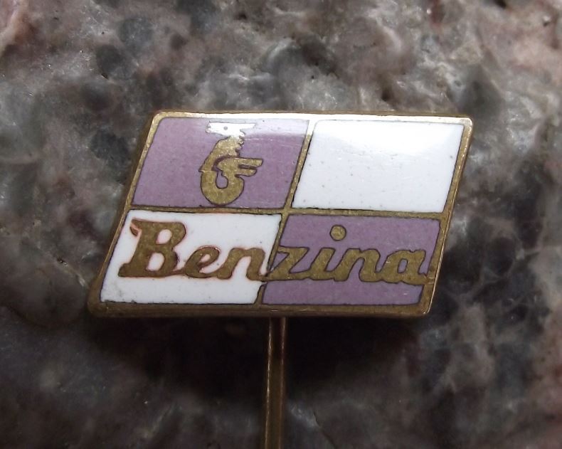 Vintage Benzina Fuel Mineral Motor Oil Petrol Unipetrol Company Horse Pin Badge - Badgecrazy