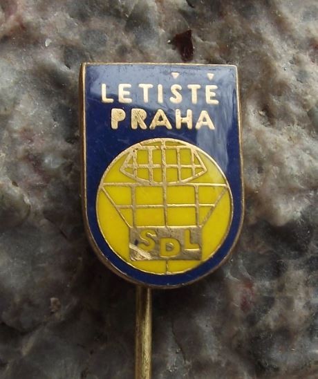 Vintage Prague Airport Czech Air Traffic Control Tower Radar ATC SDL Pin Badge - Badgecrazy