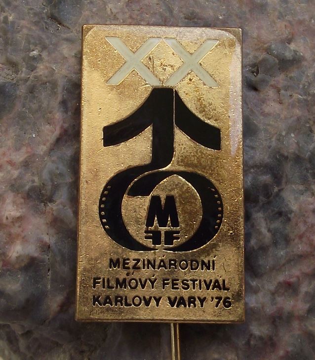 1976 MFF Karlovy Vary Karlsbad International Film Festival Awards Pin Badge - Badgecrazy