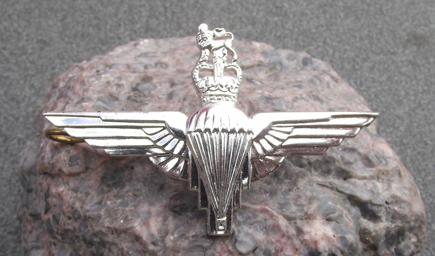 British Military Army Parachute Regiment Parachutist Winged Lion Motif Pin Badge - Badgecrazy