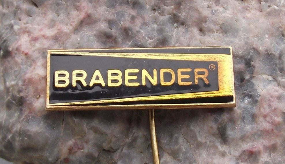 Vintage Brabender German Engineering Company Firm Logo DDR GDR Pin Badge - Badgecrazy