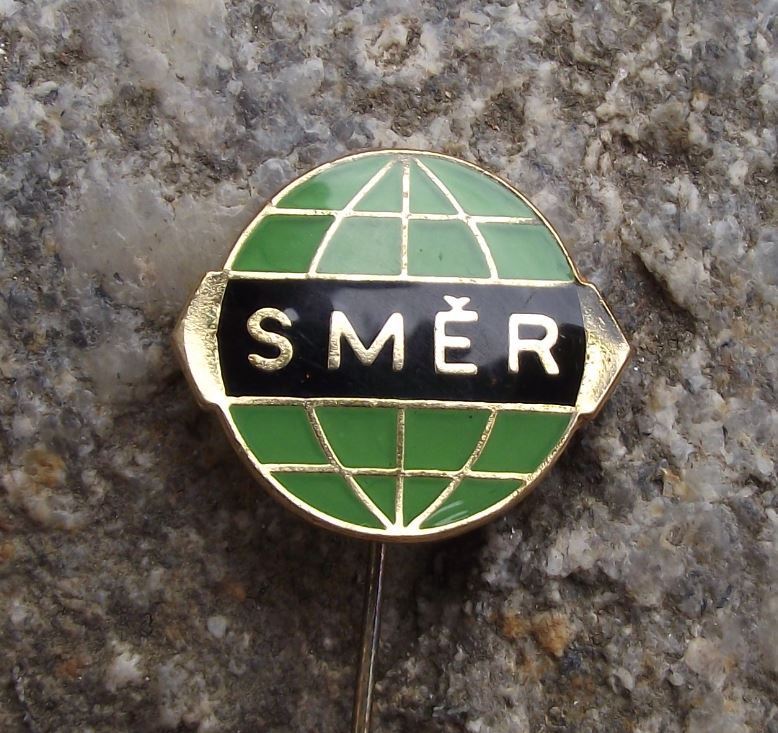 Smer Plastic Military Scale Models & Toy Maker Globe Logo Advertising Pin Badge - Badgecrazy