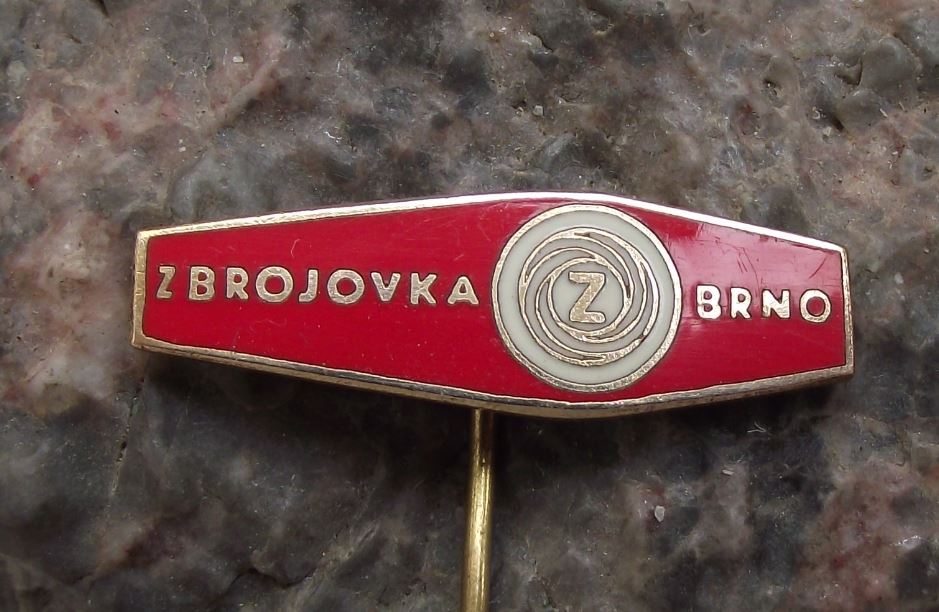 Cz Czechoslovak Czech Weapons Rifle Factory Czechoslovakia Gun Red Pin Badge - Badgecrazy