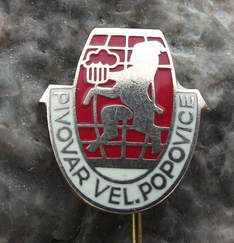 Antique Pivovar Velke Popovice Kozel Central Czech Brewery Beer Lager Pin Badge - Badgecrazy