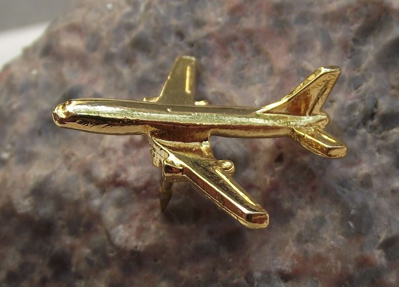 Airbus A320 Series A319 Passenger Aircraft Airliner Czech AirforceTie Pin Badge - Badgecrazy