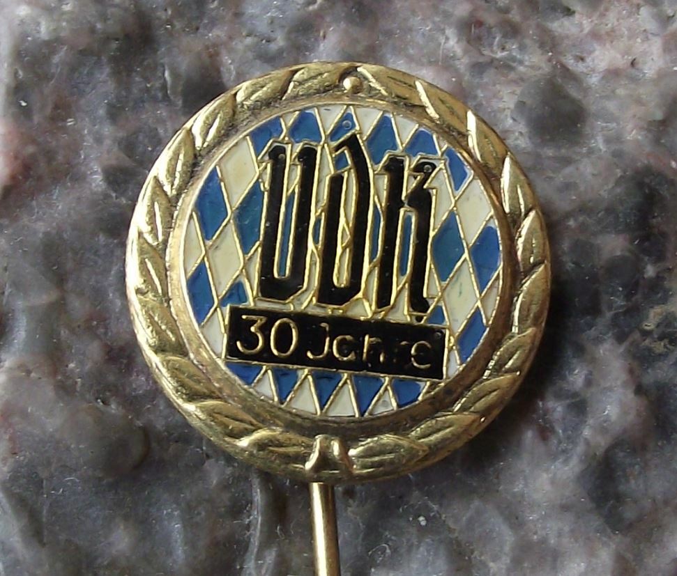 1980 Sozialverband VdK German War Veterans Association Anniversary Pin Badge - Badgecrazy